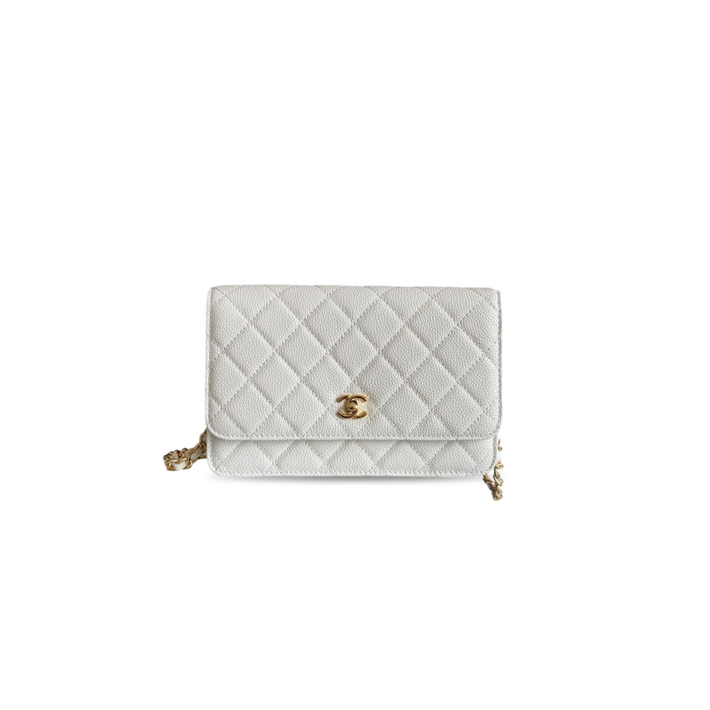 CHANEL CAVIAR QUILTED WALLET ON CHAIN WOC AP4241 (19*12*3cm)
